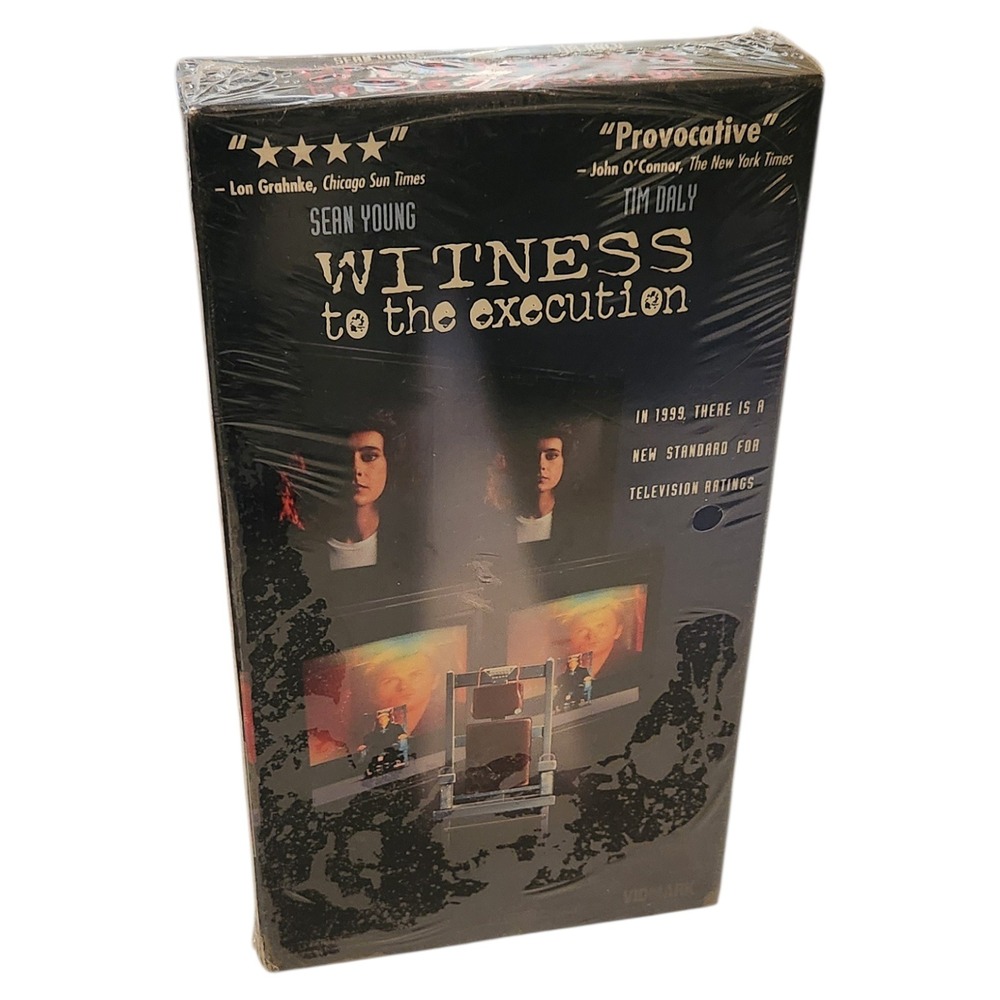 Witness to the Execution VHS Movie Sealed Sean Young Tim Daly Thriller